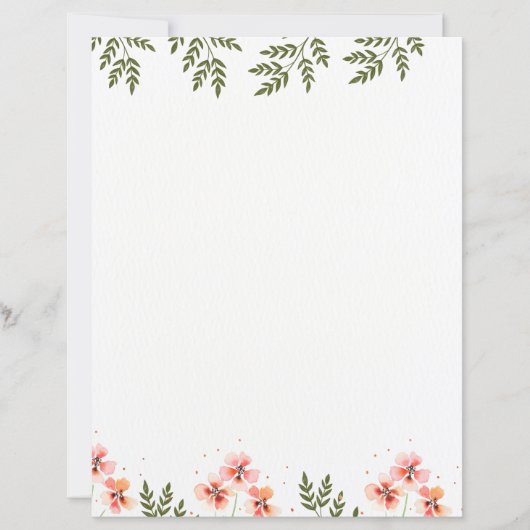 Papier En-tête pour les imprimés (Devant)