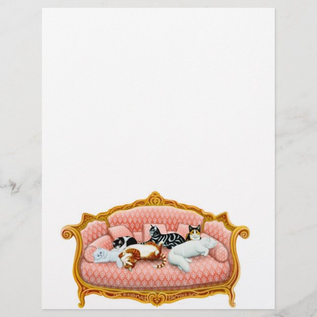 Papier En-tête Pourcentage Feline (Devant)