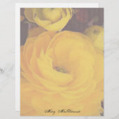 Papier en-tête rose jaune (Devant / Derrière)