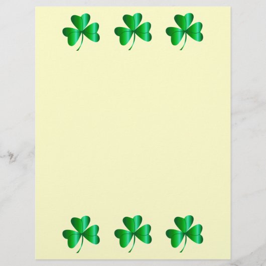 Papier En-tête shamrock (Devant)