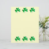 Papier En-tête shamrock (Debout devant)
