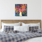 Papier en toile bouquet floral (Insitu(Chambre))
