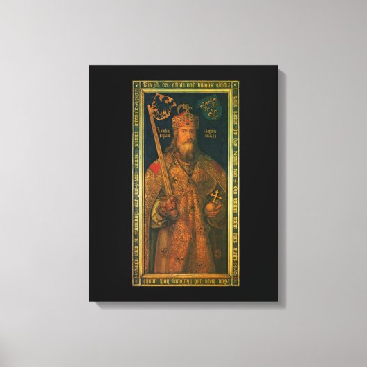 Papier en toile étirée Charlemagne (Recto)