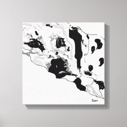 Papier en toile Imprimer/ Dalmatie (Recto)