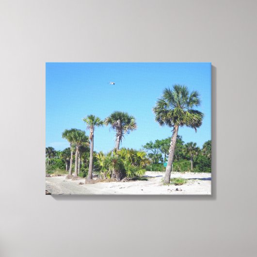 Papier en toile Palm Trees (Recto)