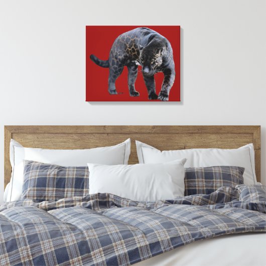 Papier en toile rouge Jaguar Diablo (Insitu(Chambre))