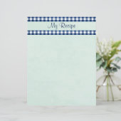 Papier En vichy bleu (Debout devant)