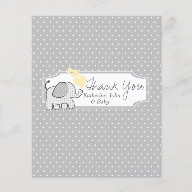 Papier en vichy Elephant Bar Wrapper Favoriser (Devant)