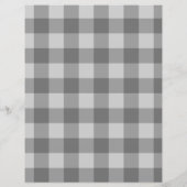 Papier En vichy rustique tournesol recette organisateur d (Dos)