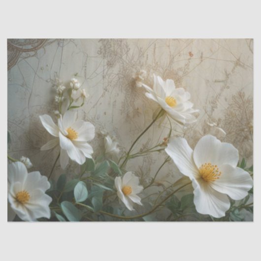  papier en voorjaarsbloemen (Voorkant)