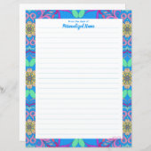 Papier encadré Fiesta (Devant / Derrière)