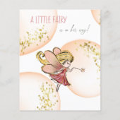 Papier Enchanted Fairy Whimsical Pour Baby Advice Jeu (Dos)