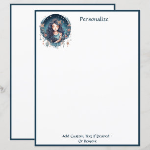 Papier Enchanter Goddess Boho Élégant Chic Personnalisé