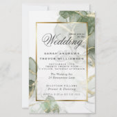 Papier Encre verte du Mariage d'or de l'argent coulé (Devant)