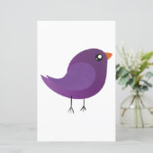 Papier Enfants mignonette birdy (Debout devant)