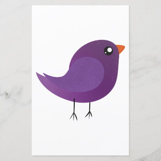 Papier Enfants mignonette birdy (Devant)