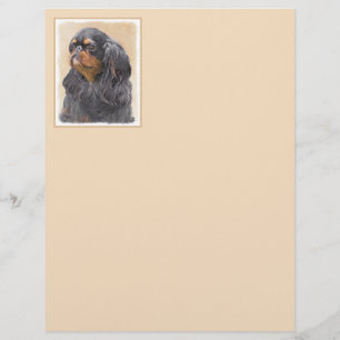 Papier English Toy Spaniel Peinture Animal Art original