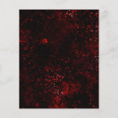 Papier Enregistrer la date Mariage gothique noir rouge (Dos)