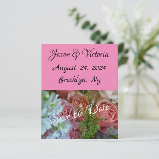 Papier Enregistrer l'annonce de date (Debout devant)