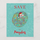 Papier Enregistrer le budget personnalisé des Pangolins S (Devant)