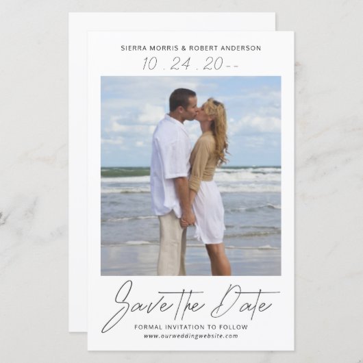 Papier Enregistrer le script Décontracté du stylet lissé  (Devant / Derrière)