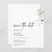 Papier Enregistrer L'Invitation Date (Devant / Derrière)