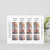 Papier Enregistrer notre Signet photo Date (Debout devant)