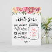 Papier ENSEIGNE pour jeu Pot de Date, Enterrement de Vie (Debout devant)