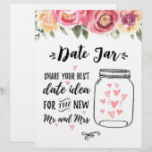 Papier ENSEIGNE pour jeu Pot de Date, Enterrement de Vie (Devant / Derrière)