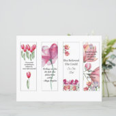 Papier Ensemble de 4 Signets Inspirants pour Femmes (Debout devant)