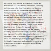Papier Ensemble de 5 signets chrétiens