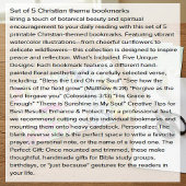 Papier Ensemble de 5 signets chrétiens