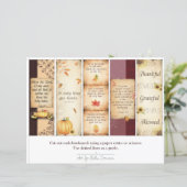 Papier Ensemble de 5 Signets de gratitude (Debout devant)