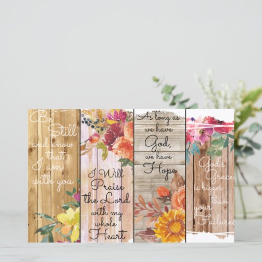 Papier Ensemble de Signets de la Bible 4 (Debout devant)