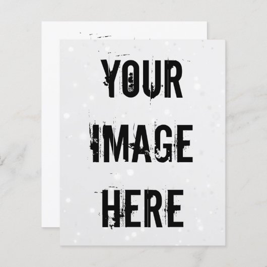 Papier entièrement personnalisable (Devant / Derrière)