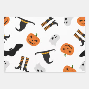 Papier enveloppant avec Motif Halloween