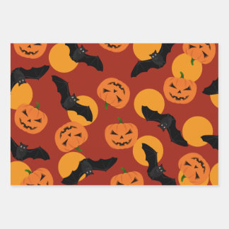 Papier enveloppant avec Motif Halloween