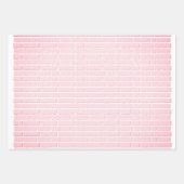 Papier enveloppant avec mur en briques roses (Devant 3)