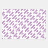 Papier Enveloppant Drôle Pour Chiens Anniversaire (Devant 2)