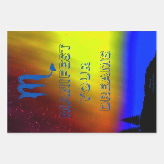 Papier enveloppant - Scorpio-Manifeste vos rêves (Devant 3)