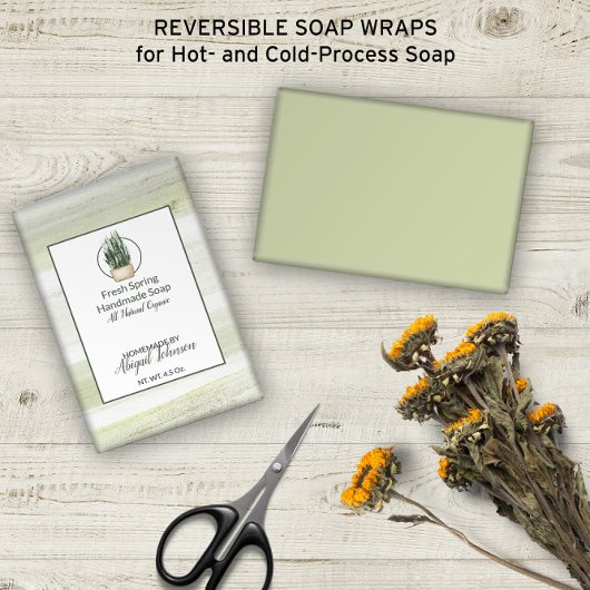 💚 🍏 papier enveloppé au savon vernis d'aquarelle