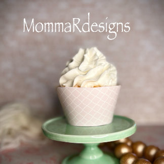 Papier Enveloppe de cupcake rose, baby shower cupcakes