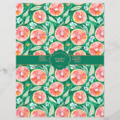 Papier Enveloppement de savon de pamplemousse (Devant)