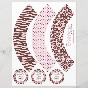 Papier Enveloppes pour filles Cheetah