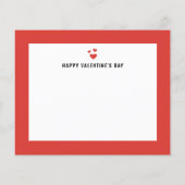Papier Envoi Love Calligraphie Dove Valentine's Day Card (Dos)