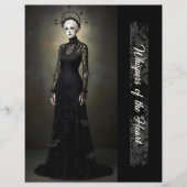 Papier Ephemera Sheet Gothic Rose Queen (Devant)