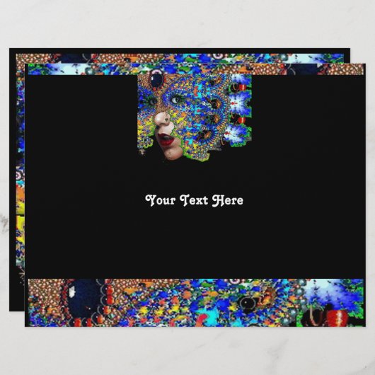 Papier EPHÉMERAL 3 pliés (Devant / Derrière)