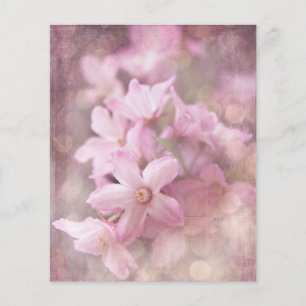 Papier Ephémère du livre de scrapbook rose Fleurs de Shab