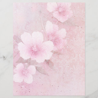 Papier Ephémère du reseau de chêne en fleurs