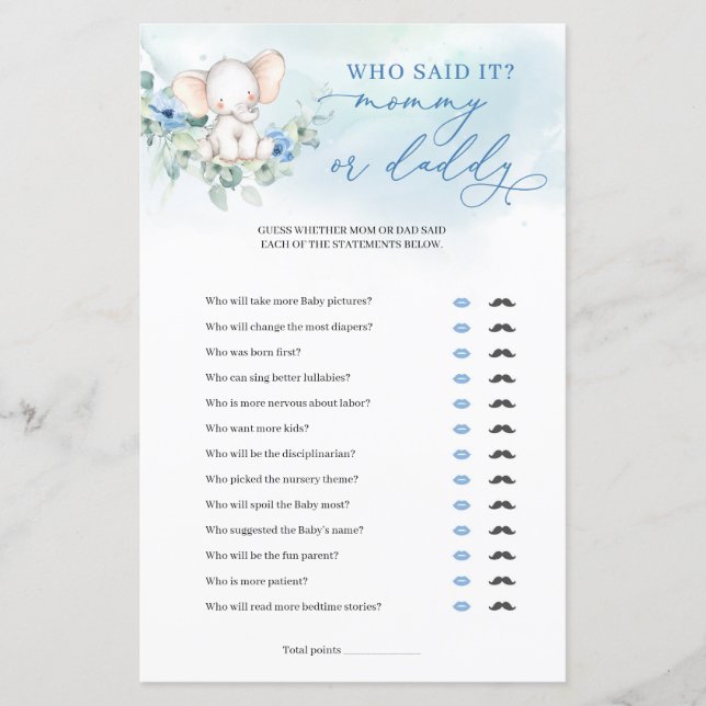 Papier Ephène populaire poussiéreux bleu floral maman ou  (Devant)